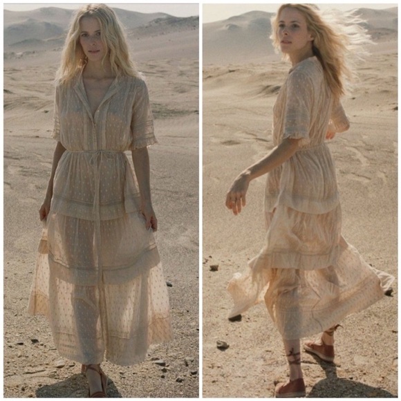 Doen Dresses & Skirts - Doen Primrose Midi Dress Frappe